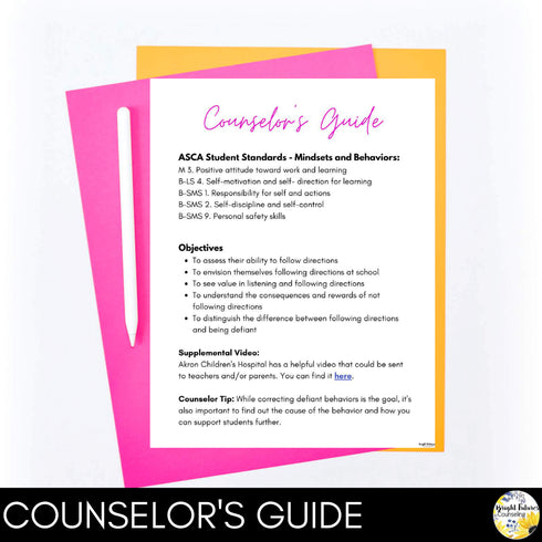 Individual Counseling Curriculum Bundle for Primary and Kindergarten Counseling